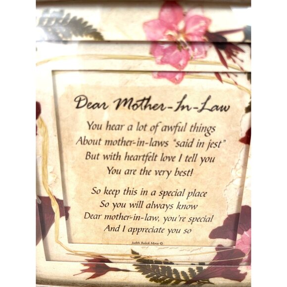 Framed Poem "Dear Mother-In-Law" By Creative Products - Picture 3 of 7
